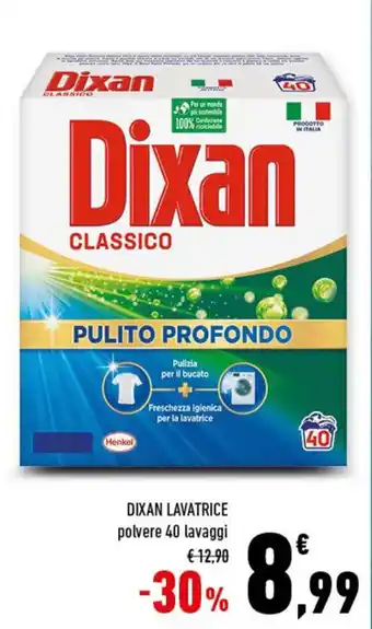 Conad Dixan Lavatrice 40 lavaggi offerta