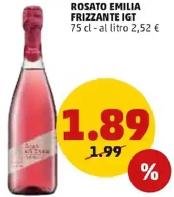 PENNY Emilia Rosato Frizzante IGT 75 cl offerta