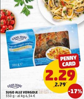 PENNY Gran Mare Sugo Alle Vongole 350 g offerta