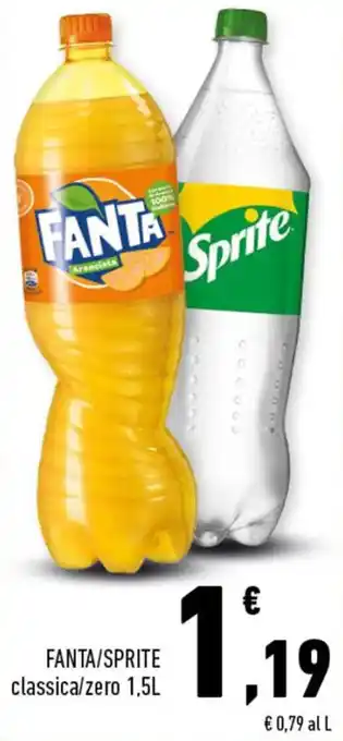 Conad Fanta/Sprite 1,5L offerta