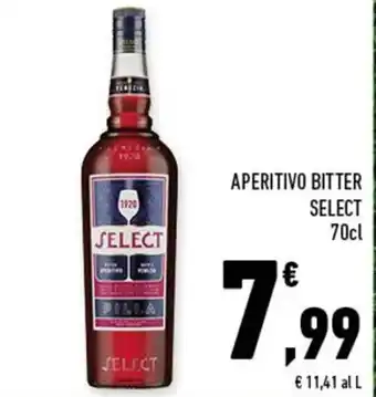 Conad Select Aperitivo Bitter 70cl offerta