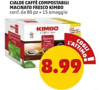 PENNY Kimbo Cialde Caffè Compostabili Macinato Fresco offerta