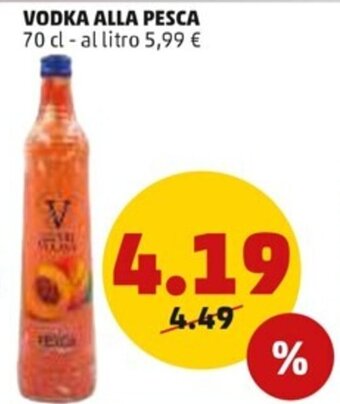 PENNY Vodka Alla Pesca 70 cl offerta