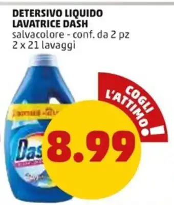 PENNY Dash Detersivo Liquido Lavatrice 2 x 12 lavaggi offerta