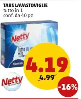 PENNY Netty Tabs Lavastoviglie offerta