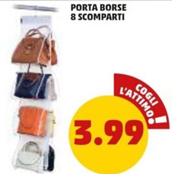 PENNY Porta Borse 8 Scomparti offerta