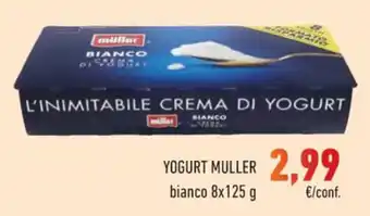 Conad müller Yogurt bianco 8 x 125 g offerta