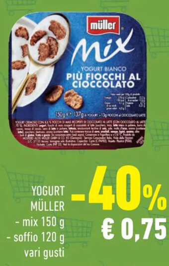 Conad Müller Yogurt mix 150 g offerta