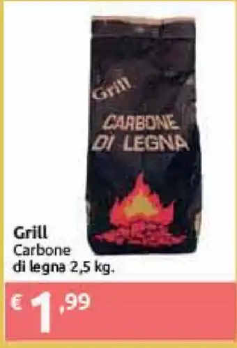 Grill Carbone di legna 2,5kg