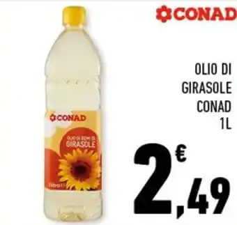 Conad Conad Olio di Girasole 1L offerta