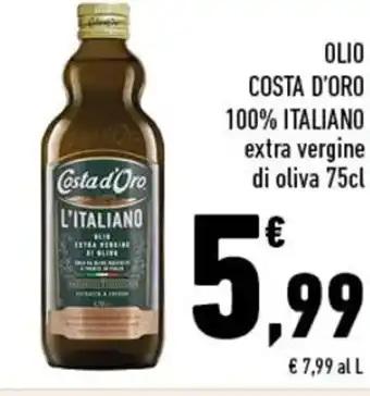 Conad Costa d'Oro Olio 75cl offerta