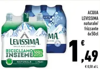 Conad Levissima Acqua 6x50cl offerta