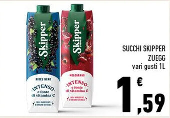 Conad Zuegg Succhi Skipper 1L offerta