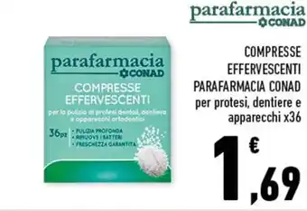 Conad Conad parafarmacia Compresse effervescenti x36 offerta