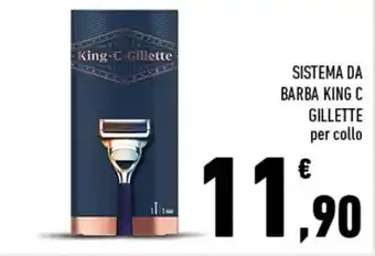 Conad Gillette Sistema da barba king C offerta