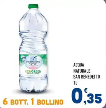 Conad San Benedetto Acqua Naturale 1L offerta