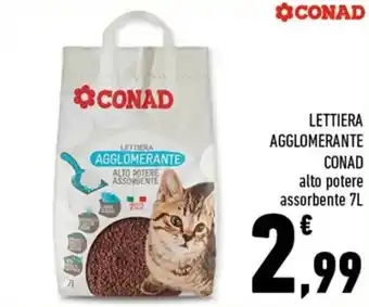 Conad Conad Lettiera Agglomerante 7L offerta