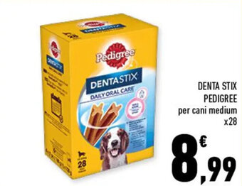 Conad Pedigree Denta stix x28 offerta