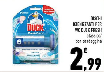 Conad Dischi Igienizzanti per WC Duck Fresh offerta