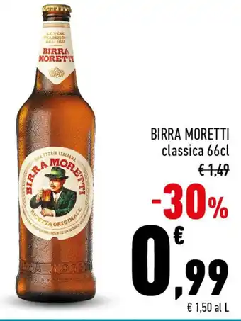 Conad Moretti Birra 66cl offerta