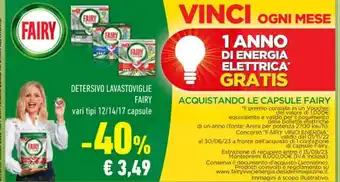 Conad Fairy Detersivo Lavastoviglie offerta
