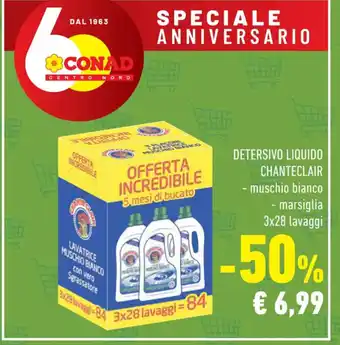 Conad Chanteclair Detersivo Liquido offerta