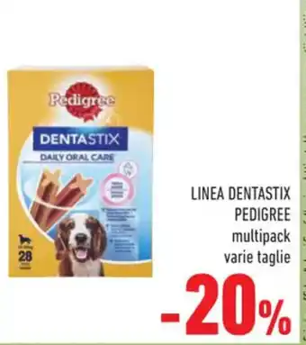 Conad Pedigree Linea Dentastix Multipack varie taglie offerta
