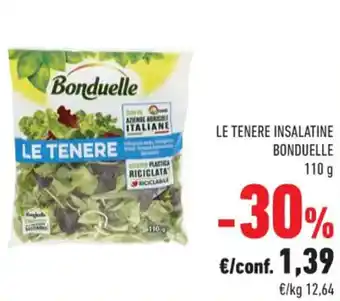 Conad Bonduelle Le Tenere Insalatine 110 g offerta