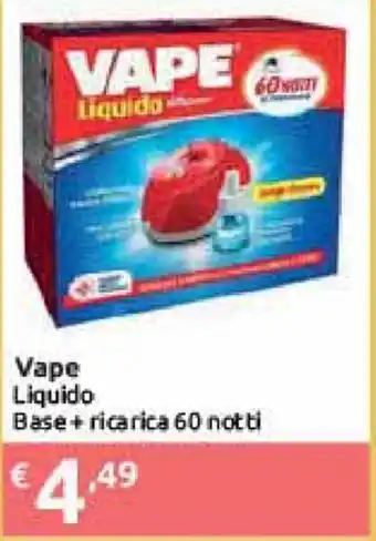Saponi e profumi Vape Liquido Base + ricarica 60 notti offerta