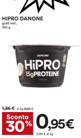 Coop Danone HiPRO 160 g offerta