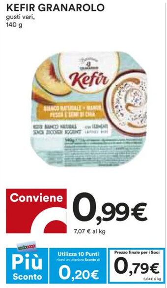 Coop Granarolo Kefir 140 g offerta