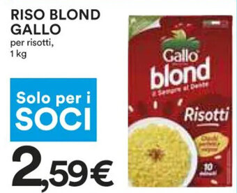 Coop Gallo Riso Blond 1 kg offerta