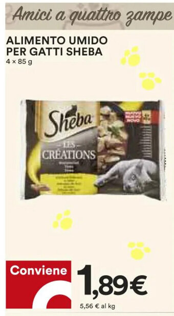 Coop Sheba Alimento Umido per Gatti 4 x 85 g offerta