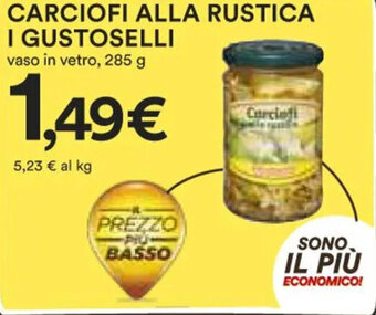 Coop I Gustoselli Carciofi alla rustica 285 g offerta