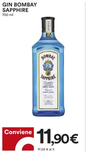 Coop Sapphire Gin Bombay 700 ml offerta