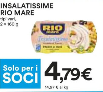 Coop Rio Mare Insalatissime 2 x 160 g offerta