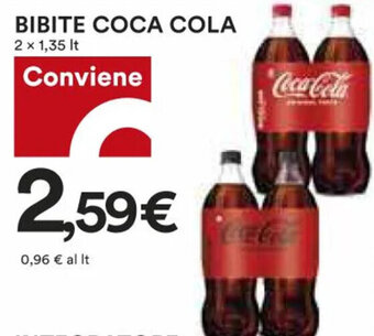 Coop Coca-Cola Bibite 2 x 1,35 lt offerta