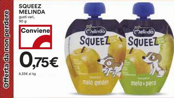 Coop Melinda Squeez 90 g offerta