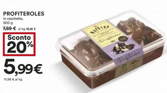 Coop Profiteroles 500 g offerta