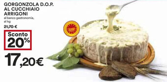 Coop Gorgonzola D.O.P. Al Cucchiaio arrigoni offerta