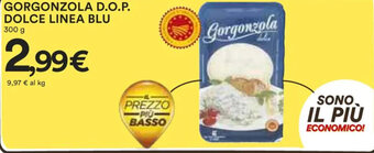Coop Gorgonzola D.O.P. Dolce Linea Blu 300 g offerta