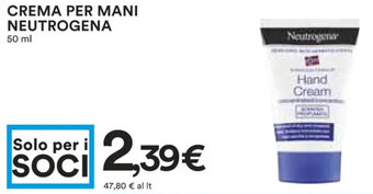 Coop Neutrogena Crema per mani 50 ml offerta