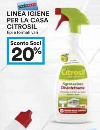 Coop Citrosil Linea Igiene per La Casa offerta
