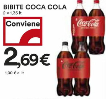 Coop Coca-Cola Bibite 2 x 1,35 lt offerta