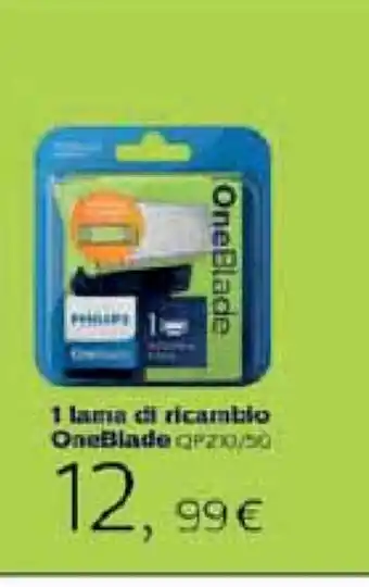 Saponi e profumi Philips OneBlade 1 lama di ricambio offerta