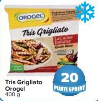Carrefour Orogel Tris Grigliato 400 g offerta