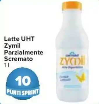 Carrefour Parmalat Latte UHT Zymil Parzialmente Scremato 1 l offerta