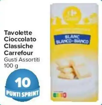 Carrefour Carrefour Tavolette Cioccolato Classiche 100 g offerta