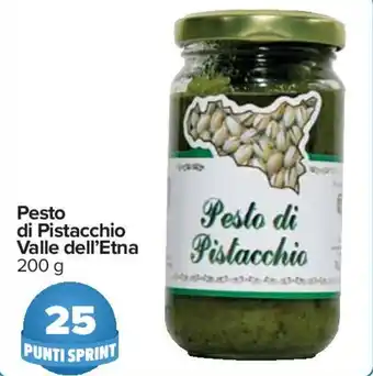 Carrefour Valle dell'Etna Pesto di pistacchio 200 g offerta