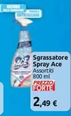 Carrefour Ace Sgrassatore Spray 800 ml offerta